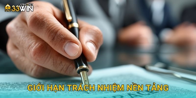Giới hạn trách nhiệm nền tảng